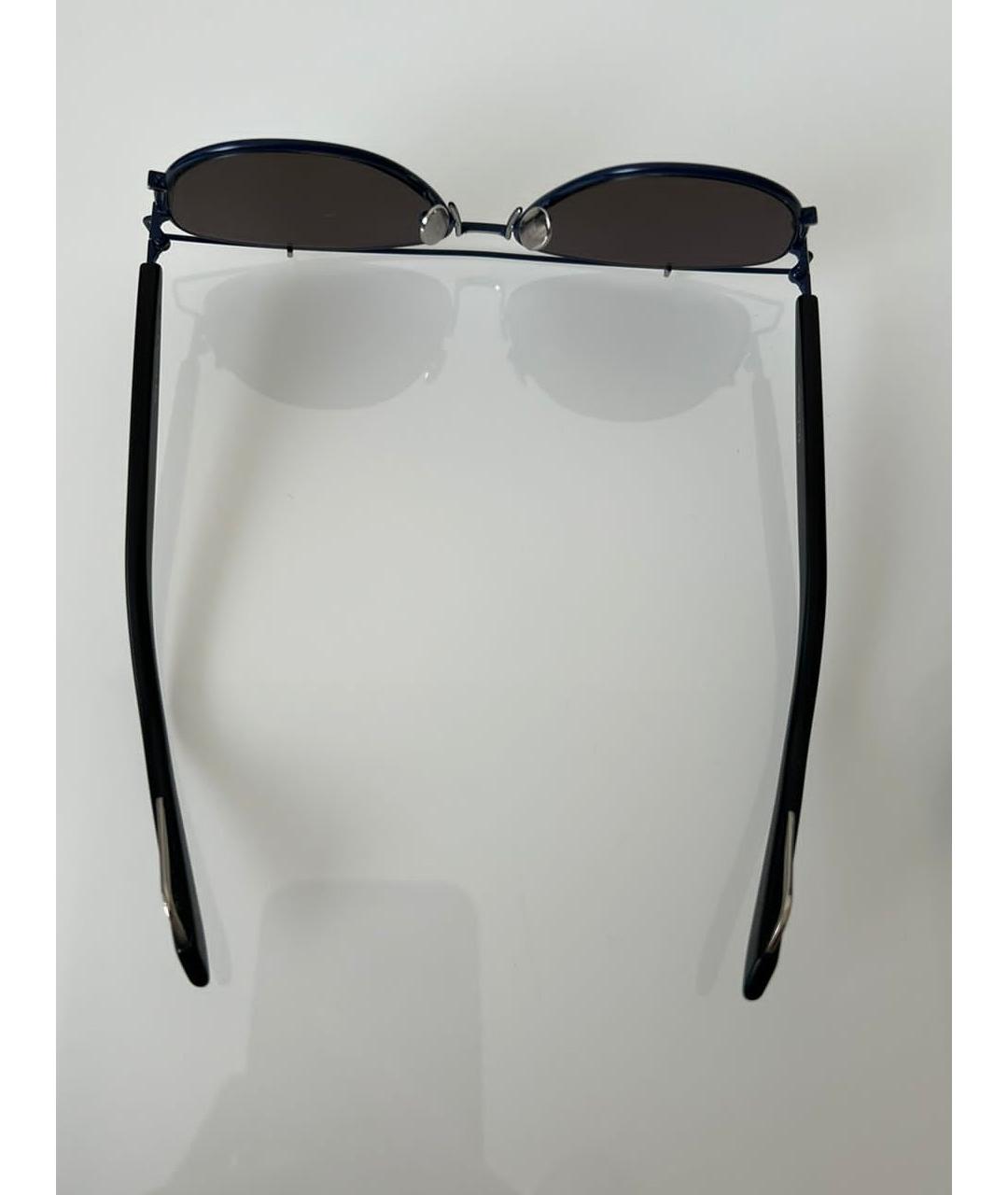 CHRISTIAN DIOR PRE-OWNED Голубые металлические солнцезащитные очки, фото 5