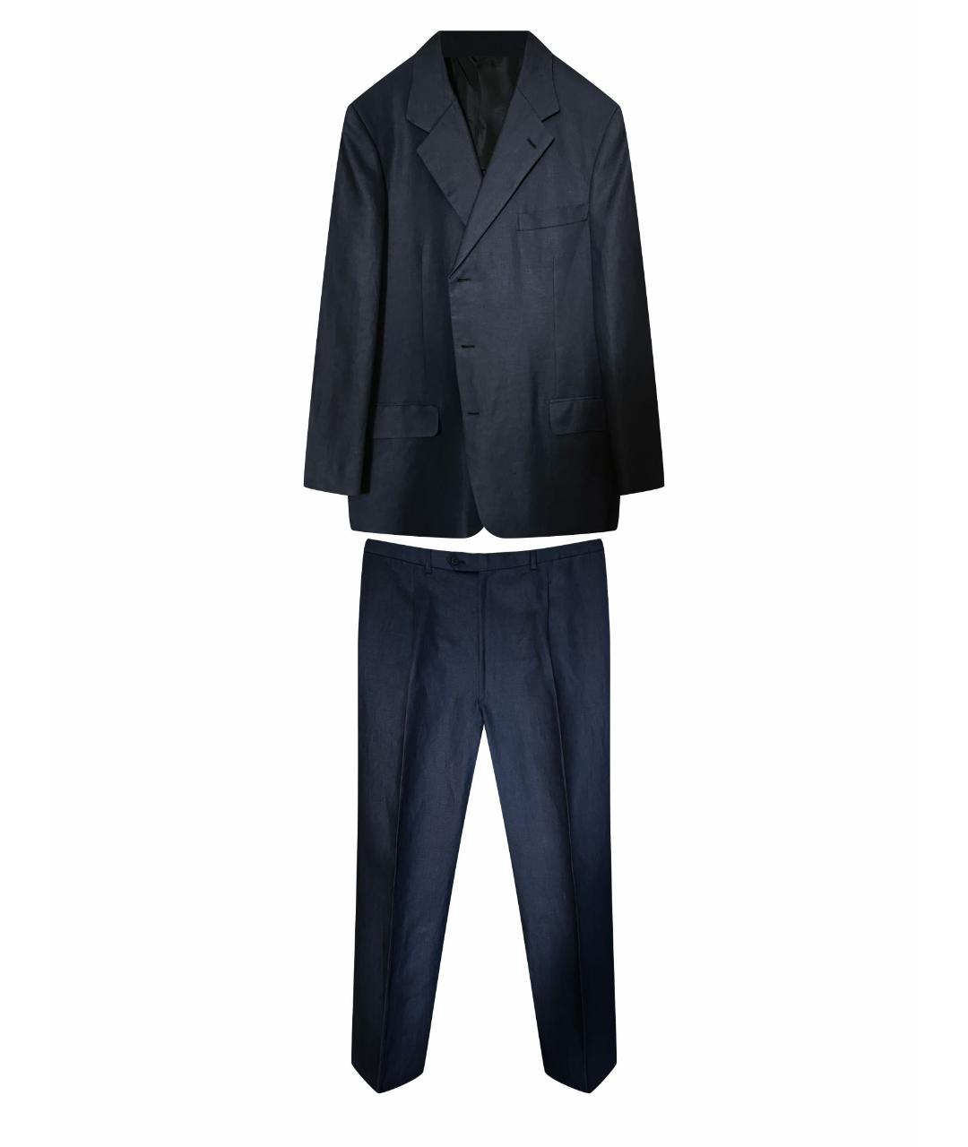 BRIONI Темно-синий классический костюм, фото 1