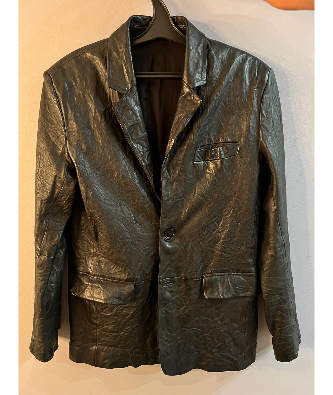 ZADIG & VOLTAIRE Черный кожаный пиджак, фото 5