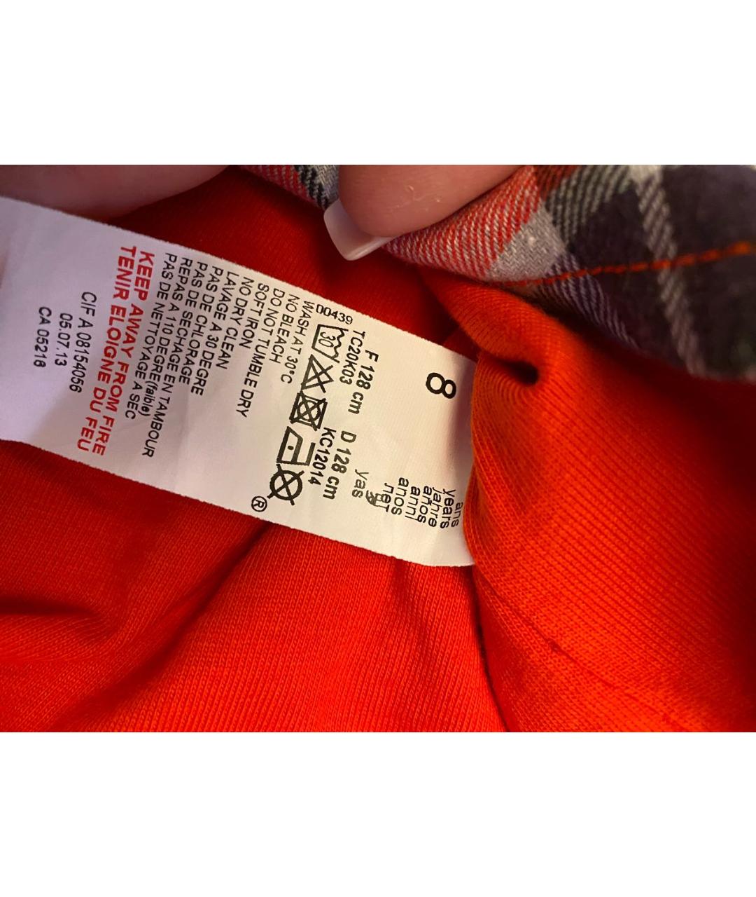 KENZO KIDS Мульти хлопковая детская рубашка, фото 4