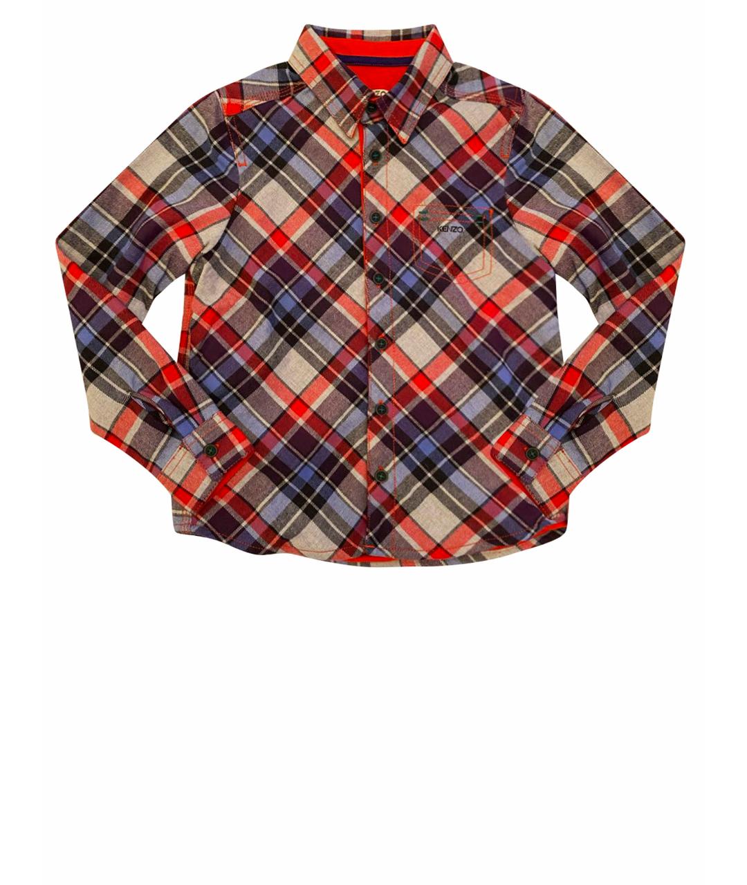 KENZO KIDS Мульти хлопковая детская рубашка, фото 1