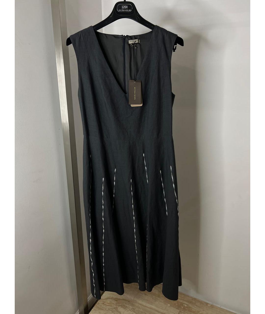 BOTTEGA VENETA Черное платье, фото 2