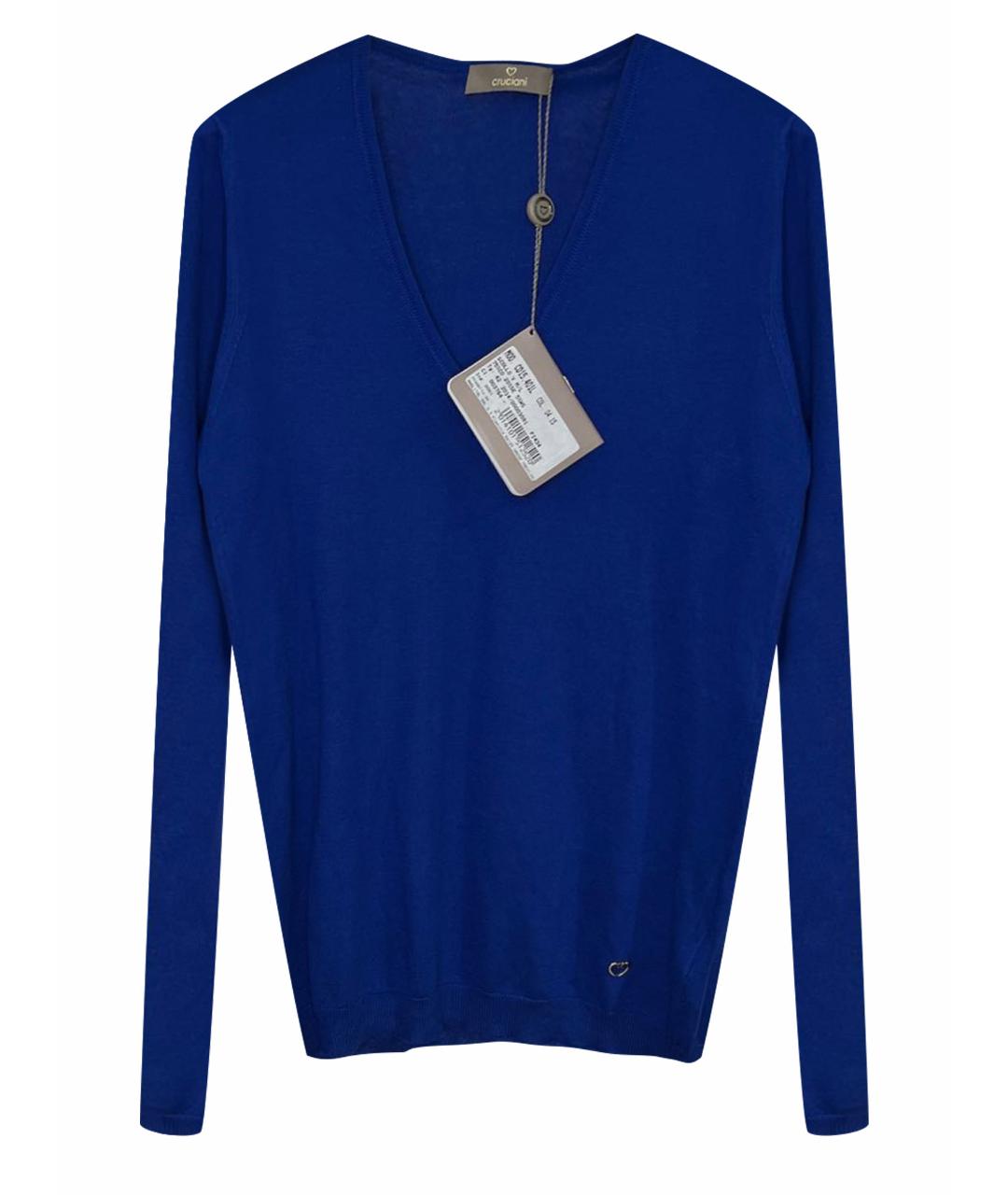 CRUCIANI Синий джемпер / свитер, фото 1