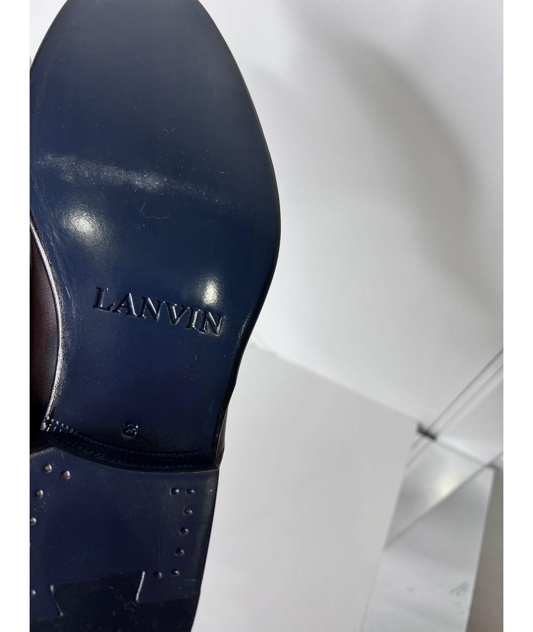 LANVIN Кожаные туфли, фото 5