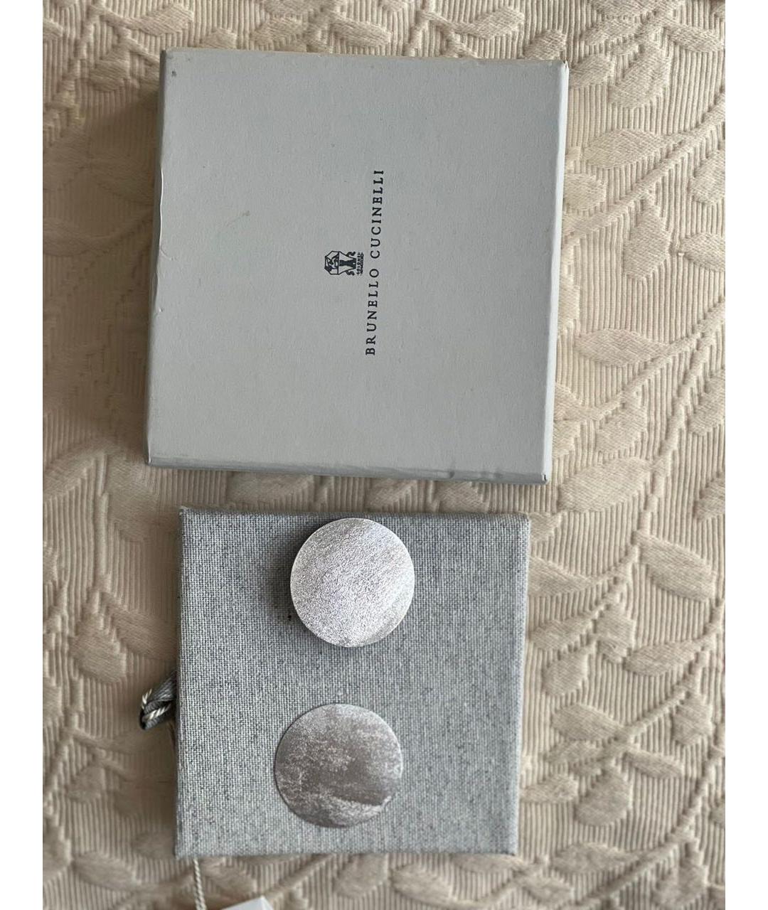 BRUNELLO CUCINELLI Серебряные серебряные серьги, фото 2