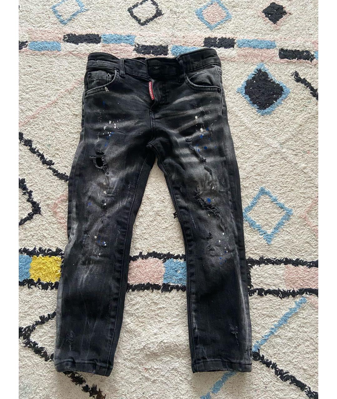 DSQUARED2 Серые деним детские джинсы, фото 9