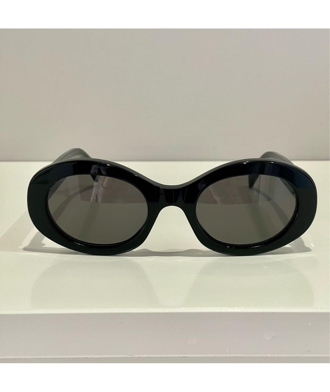 CELINE Черные пластиковые солнцезащитные очки, фото 2