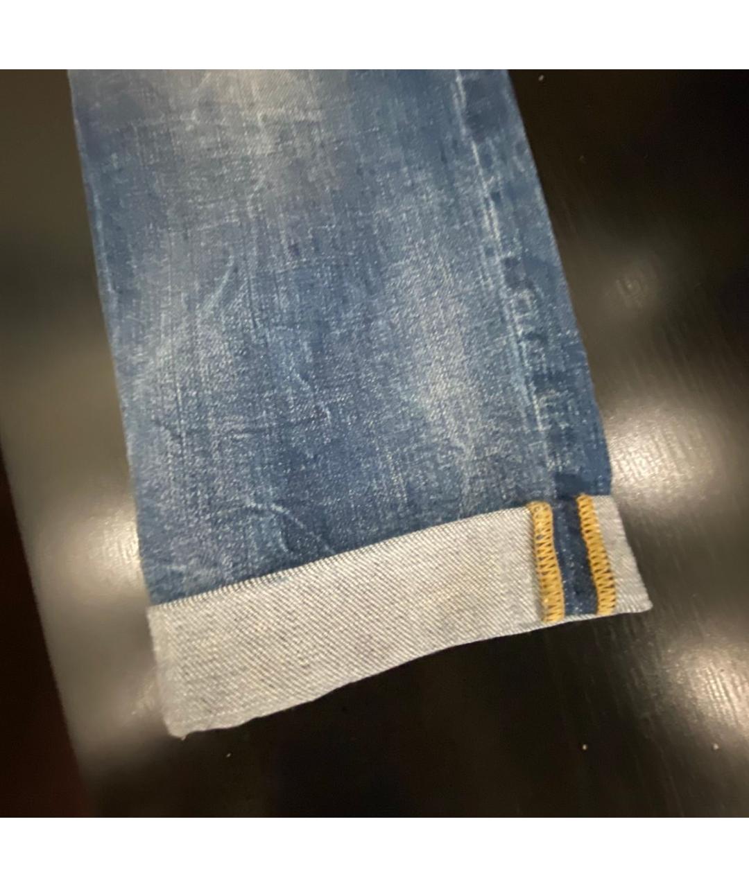 DSQUARED2 Мульти хлопко-эластановые джинсы слим, фото 5