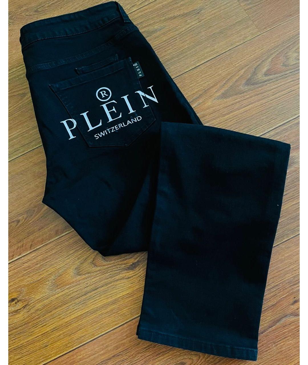 PHILIPP PLEIN Черные хлопковые джинсы, фото 2