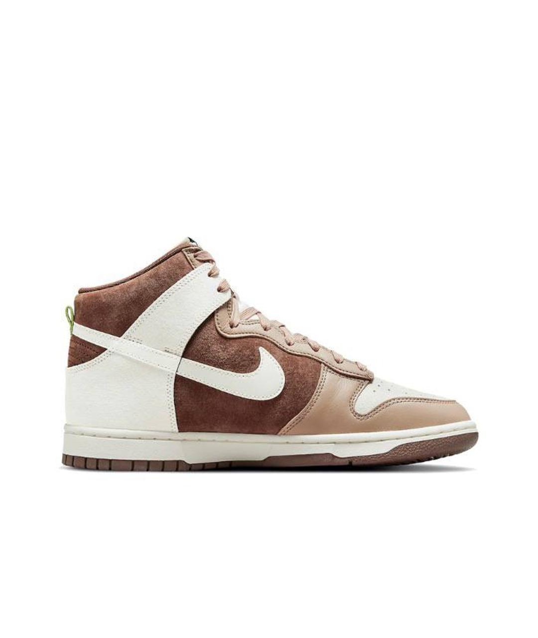 NIKE Коричневые кожаные кроссовки, фото 1