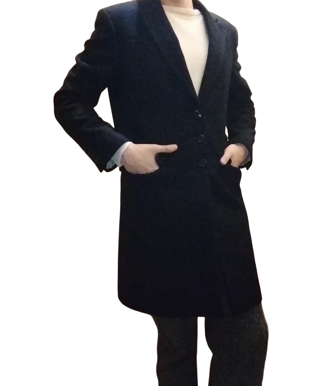 JOHN GALLIANO Черное шерстяное пальто, фото 6
