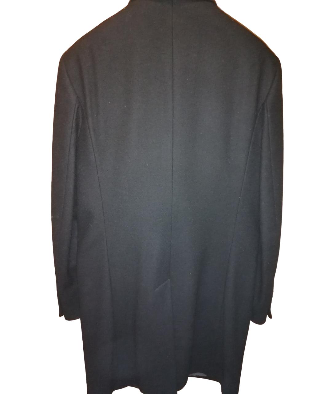 JOHN GALLIANO Черное шерстяное пальто, фото 2