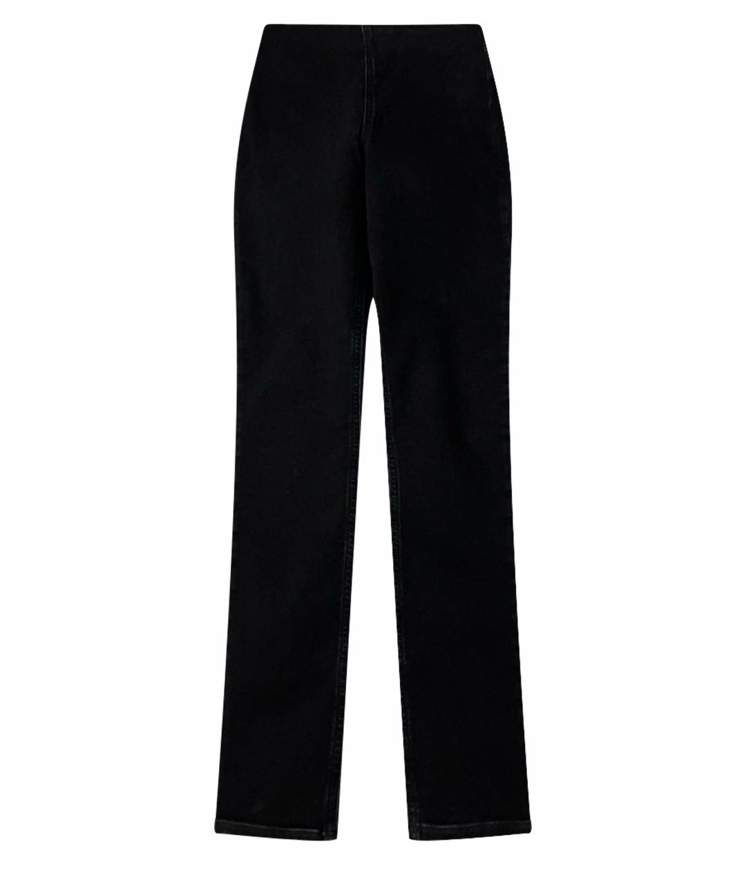 RAG&BONE Черные хлопко-эластановые брюки узкие, фото 1