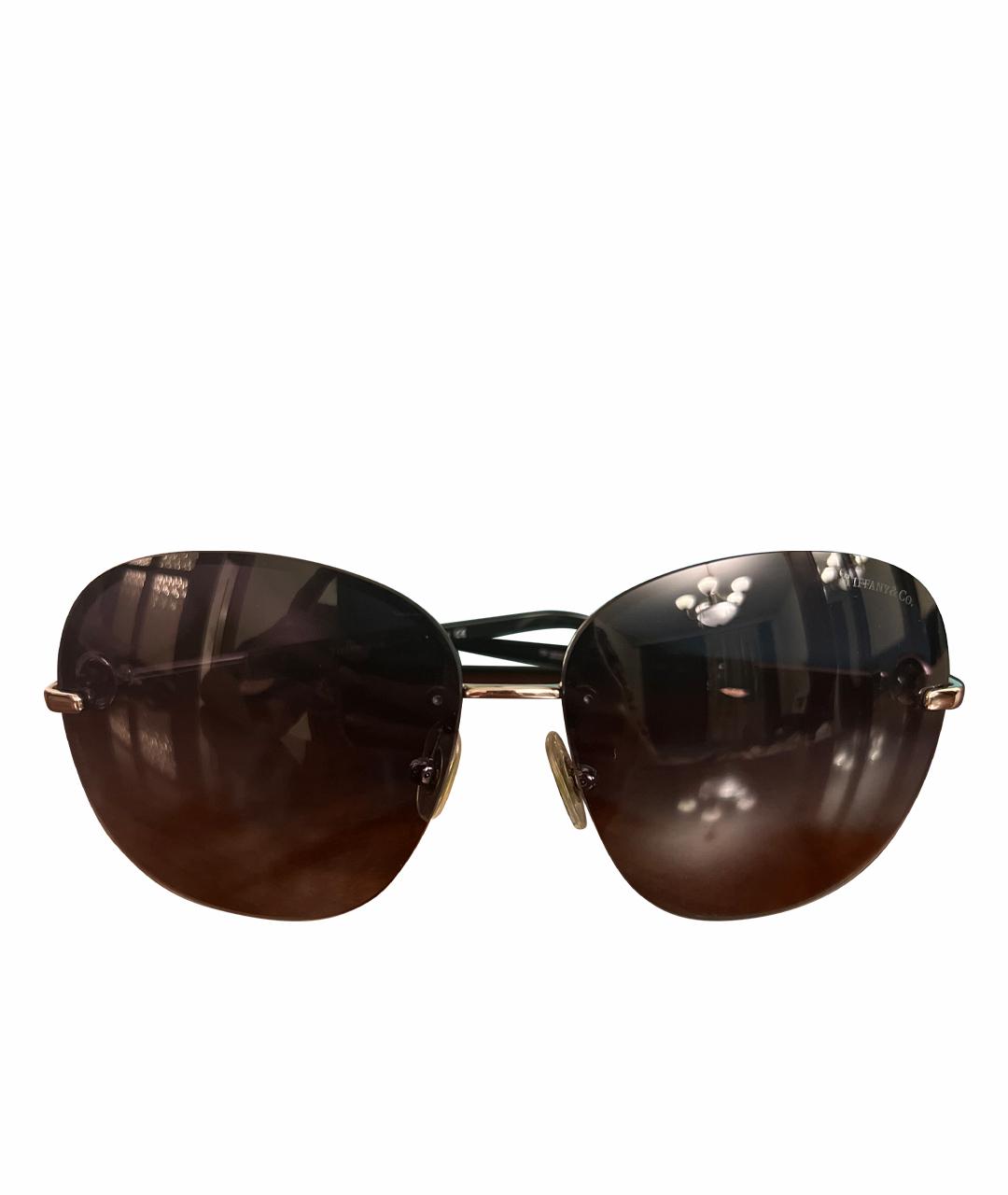 TIFFANY&CO Черные пластиковые солнцезащитные очки, фото 1
