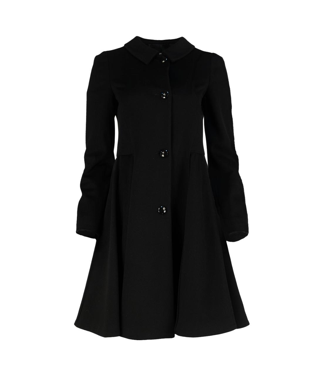 ARMANI COLLEZIONI Черное шерстяное пальто, фото 7