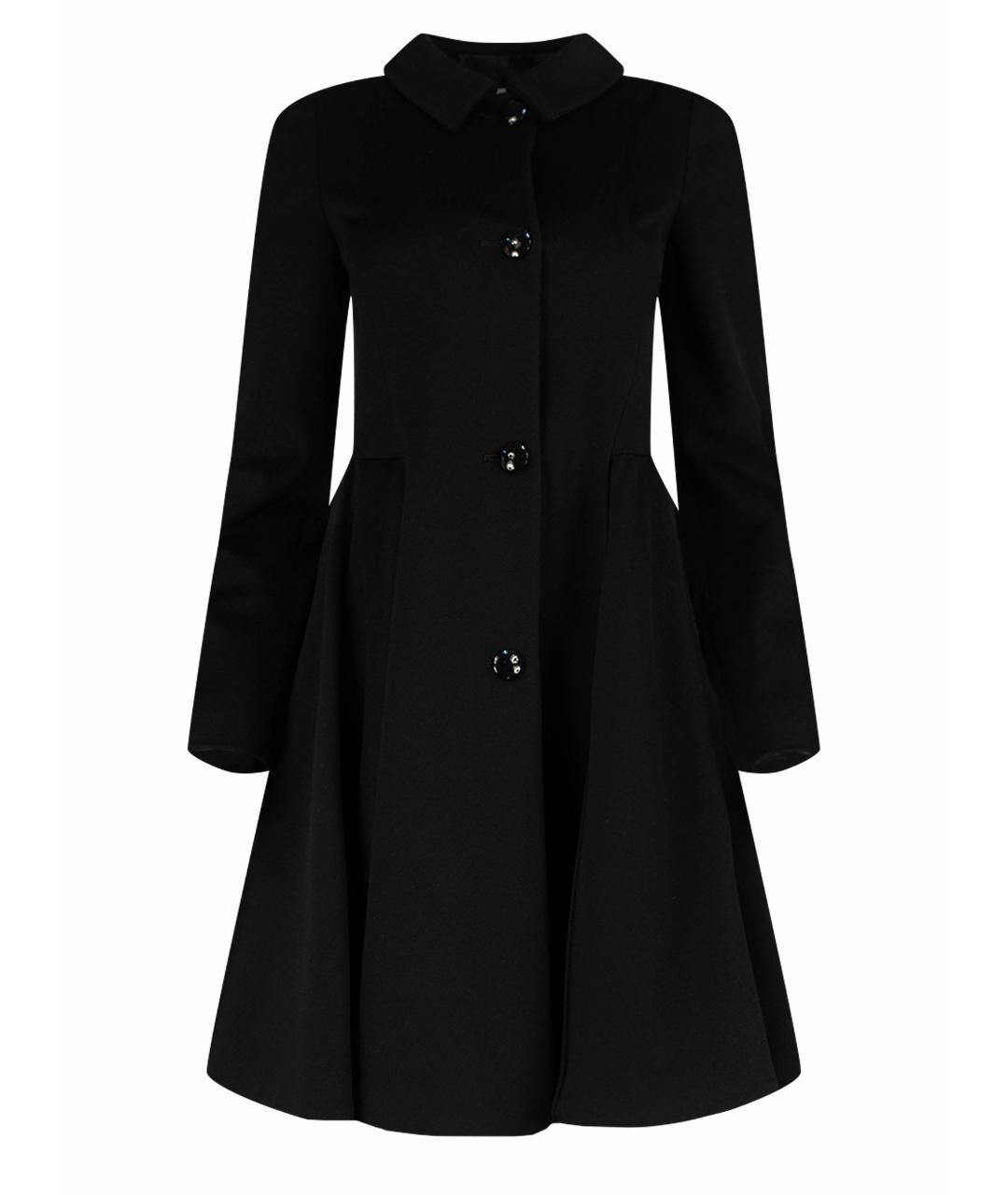 ARMANI COLLEZIONI Черное шерстяное пальто, фото 1