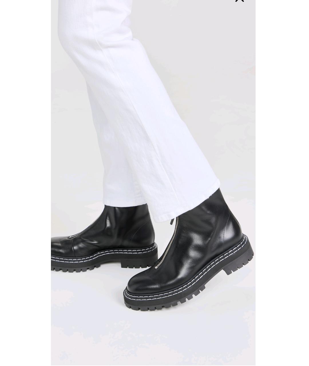 PROENZA SCHOULER Черные кожаные ботинки, фото 6