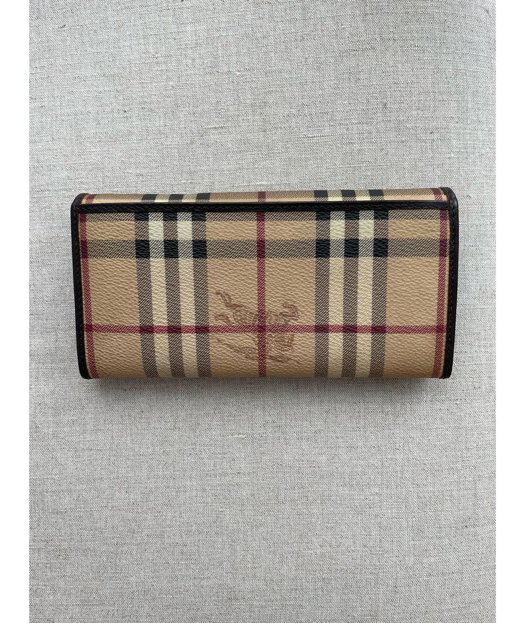 BURBERRY Бежевый кошелек, фото 3