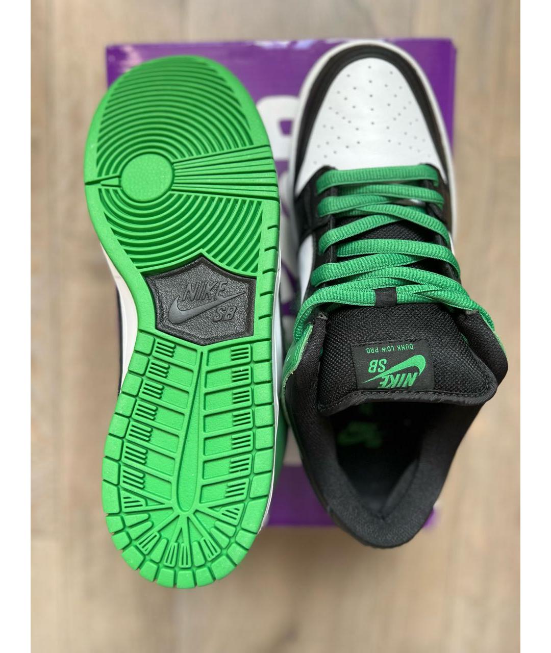 NIKE Зеленые низкие кроссовки / кеды, фото 3