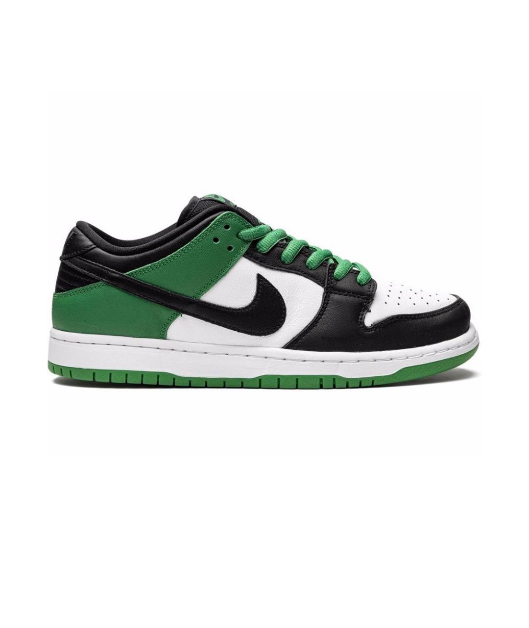 NIKE Зеленые низкие кроссовки / кеды, фото 9