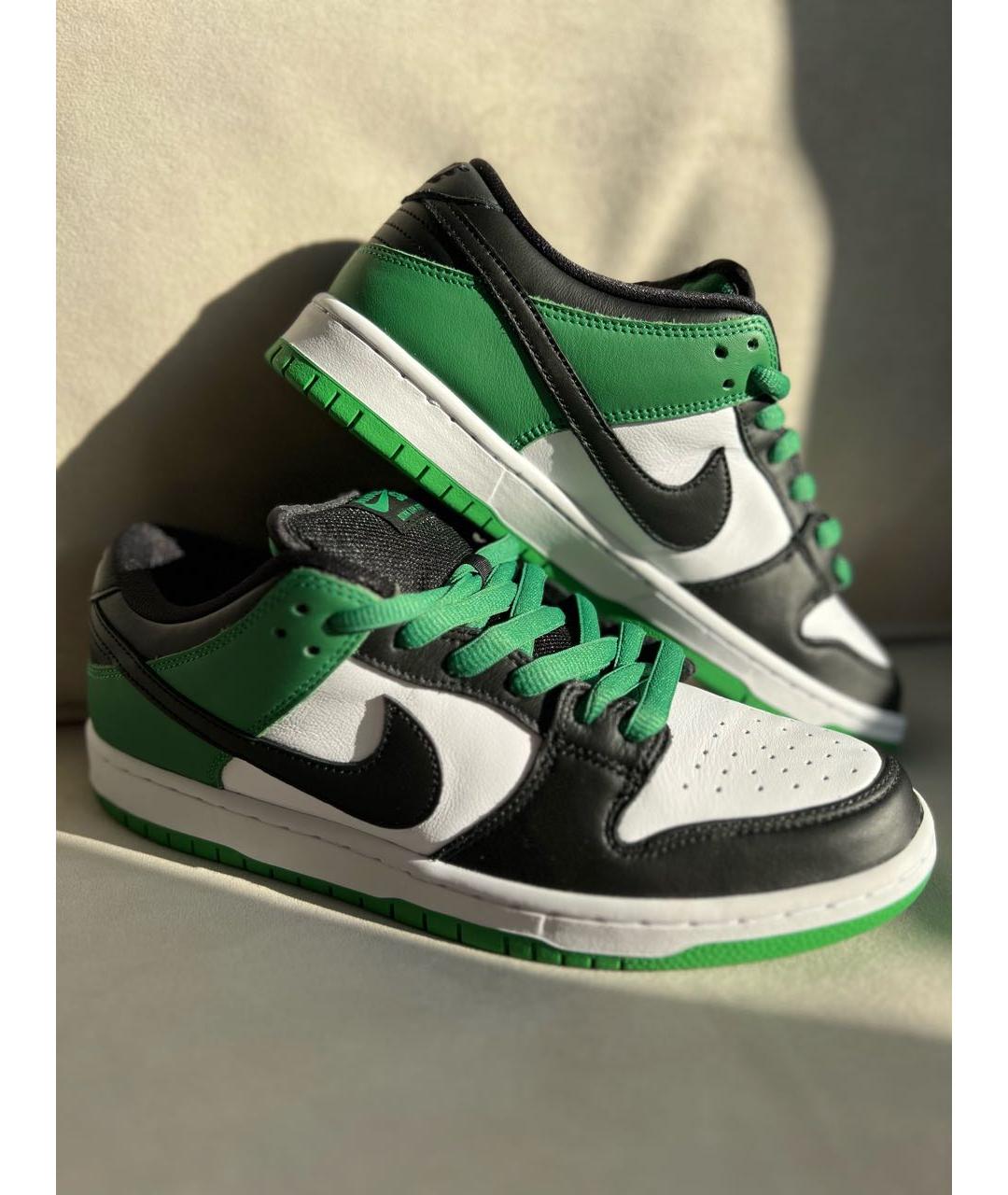 NIKE Зеленые низкие кроссовки / кеды, фото 5