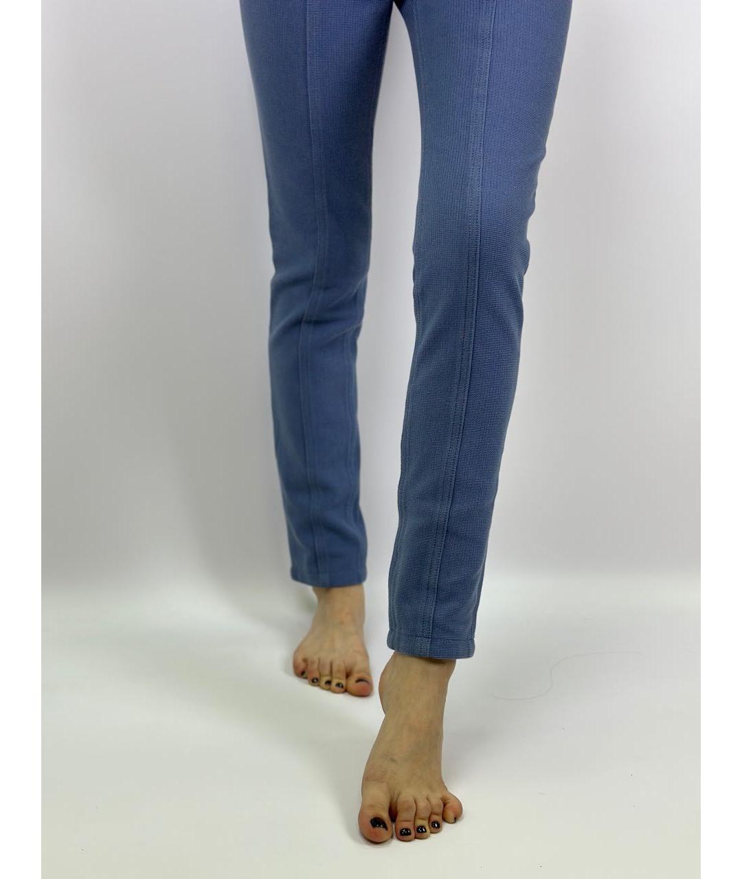 CHANEL Синие брюки узкие, фото 5
