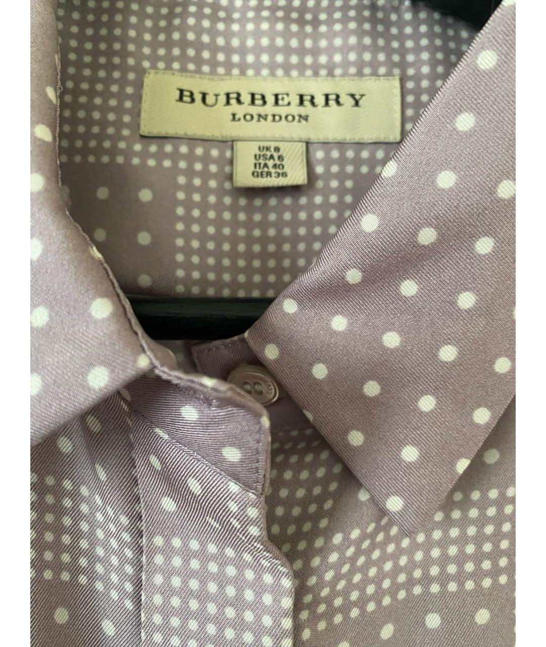 BURBERRY Шелковая рубашка, фото 3