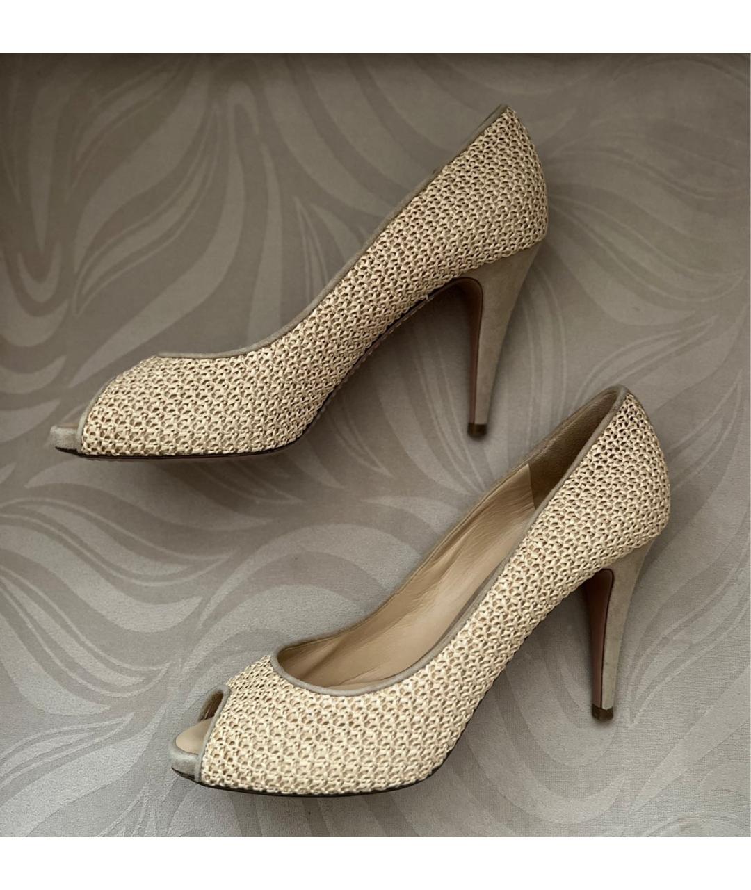 ERMANNO SCERVINO Бежевые туфли, фото 5