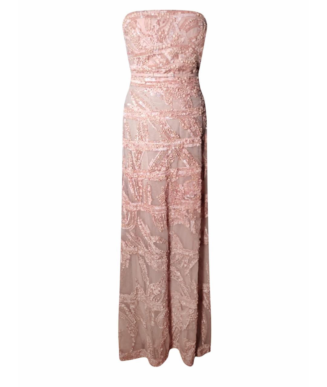 ELIE SAAB Розовое полиэстеровое вечернее платье, фото 1