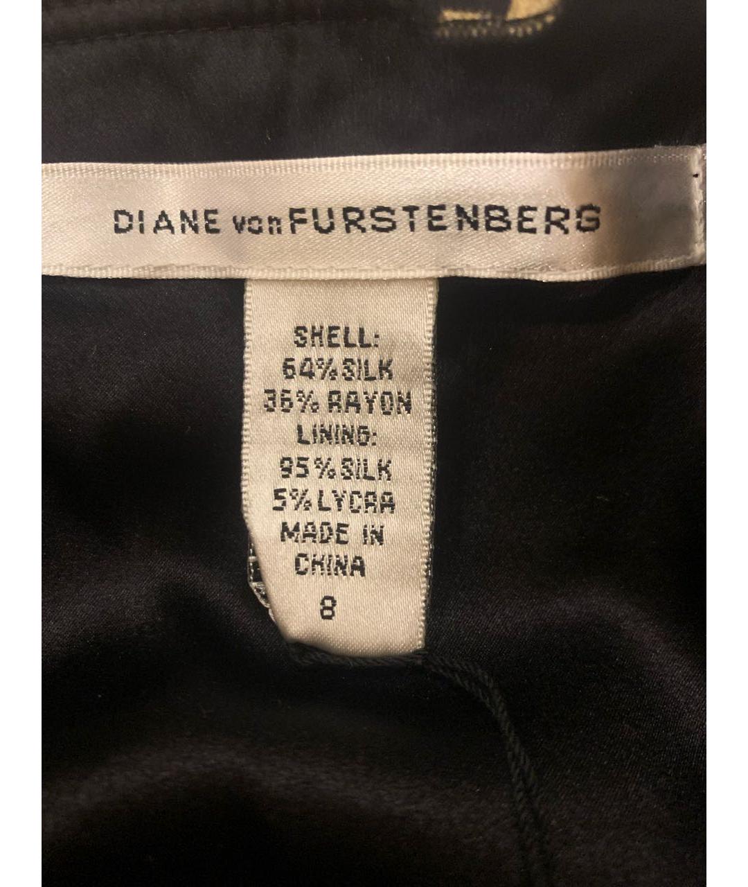 DIANE VON FURSTENBERG Мульти коктейльное платье, фото 8