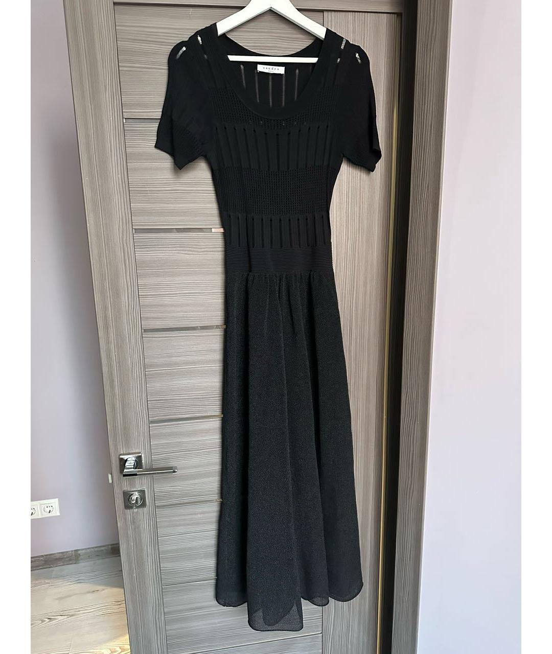 SANDRO Черное платье, фото 8