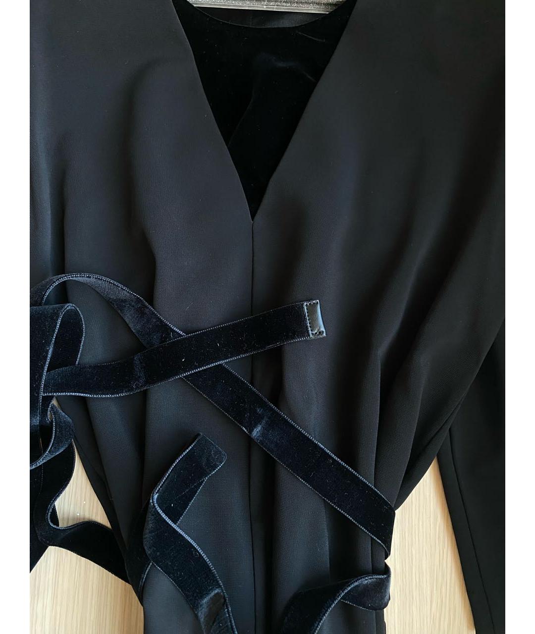MAX MARA Черное вискозное платье, фото 3