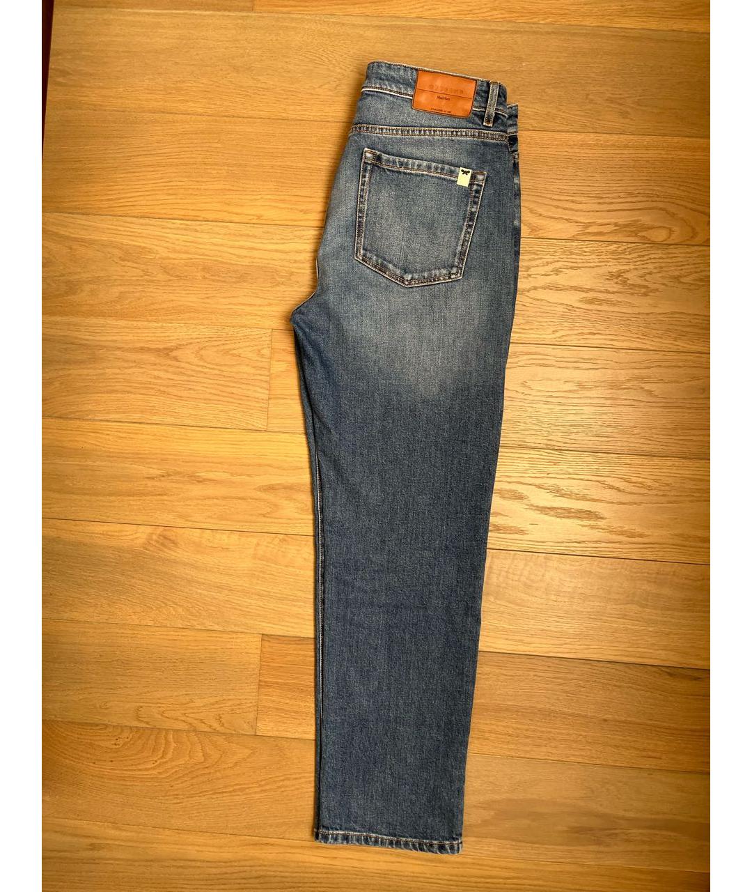 WEEKEND MAX MARA Синие прямые джинсы, фото 3