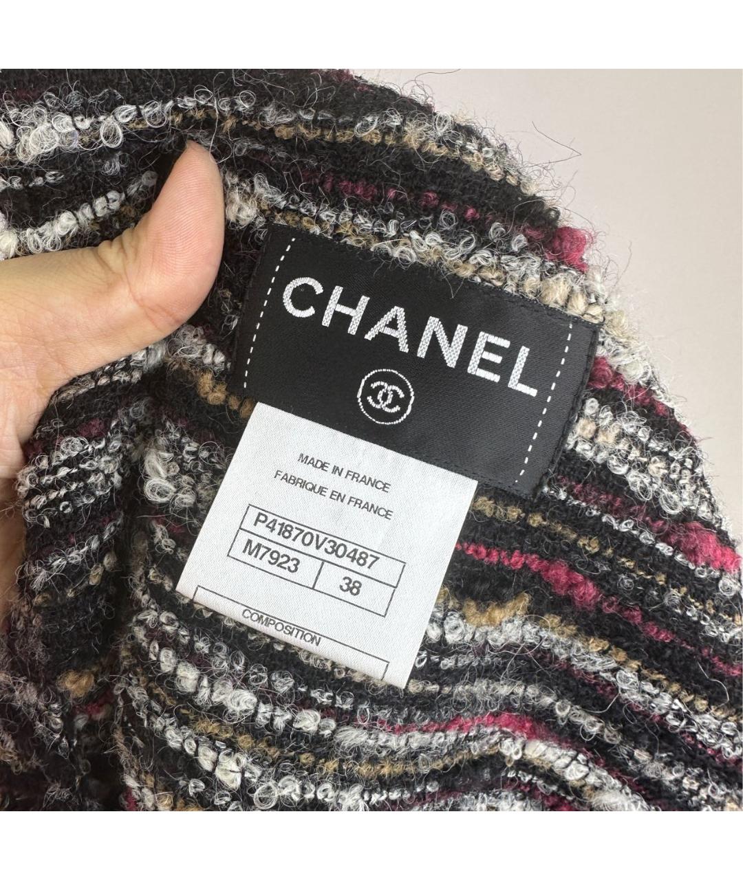 CHANEL PRE-OWNED Твидовый сарафан, фото 5