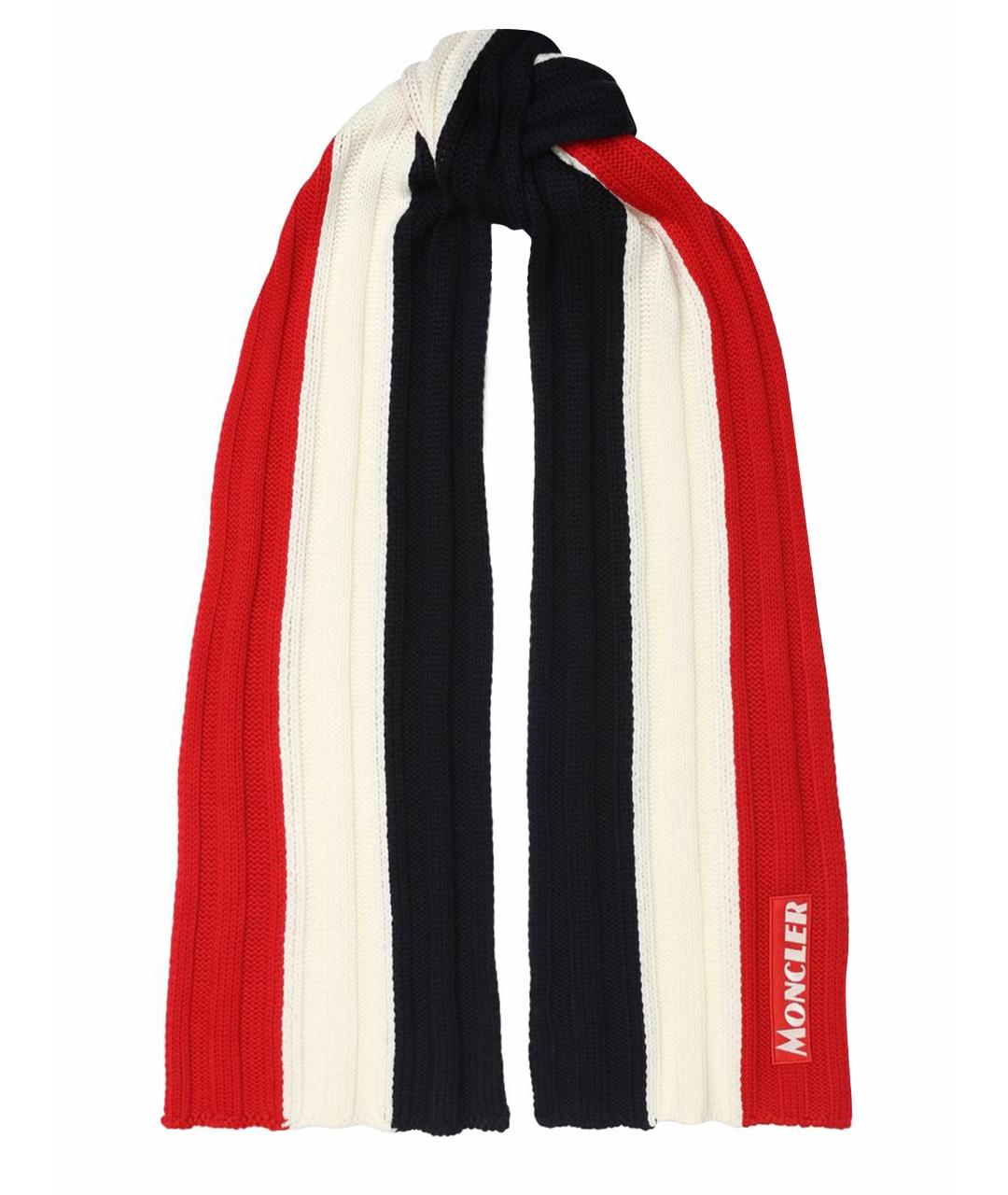 MONCLER Мульти шерстяной шарф, фото 1