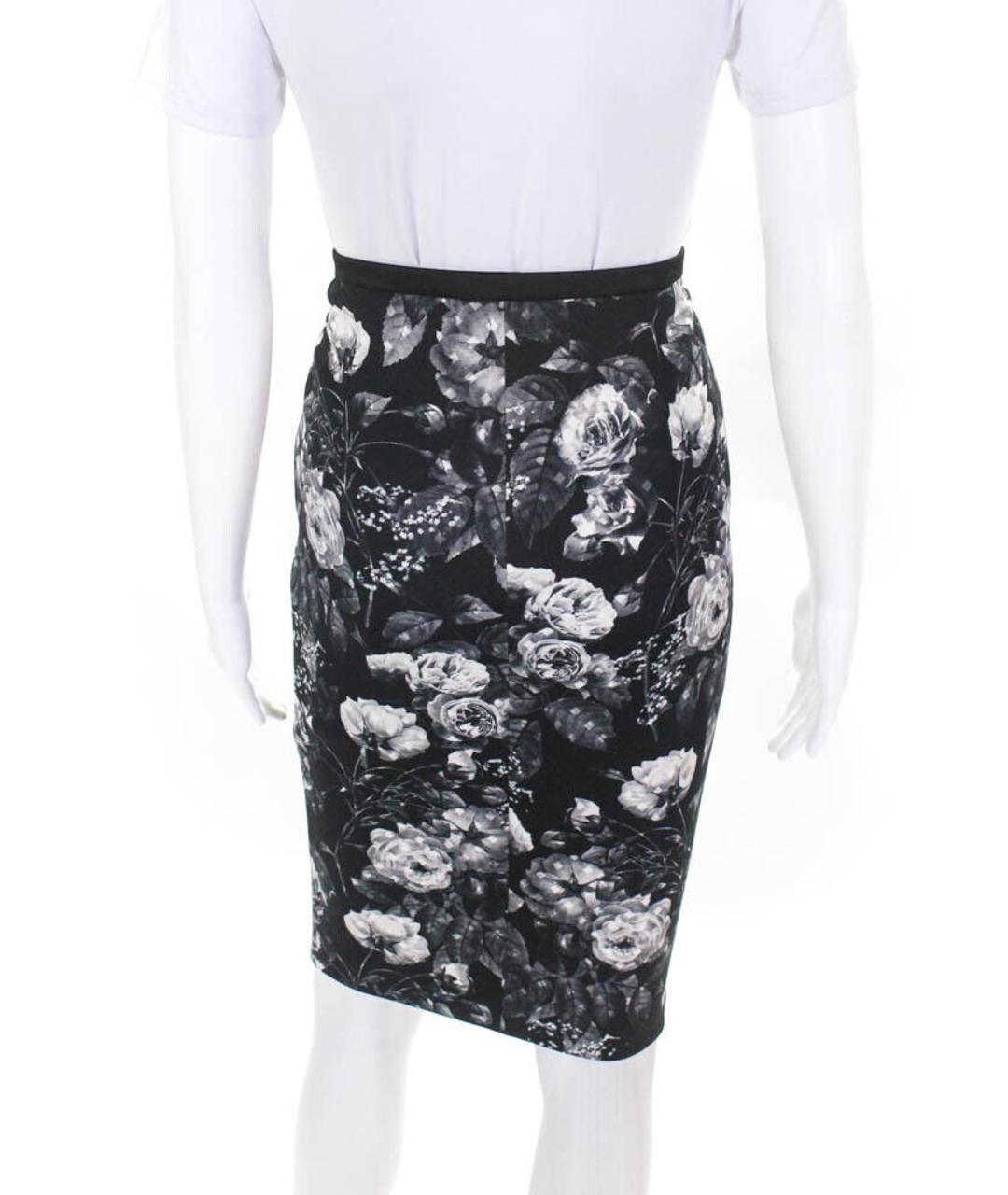 MARC CAIN Черная полиэстеровая юбка миди, фото 3