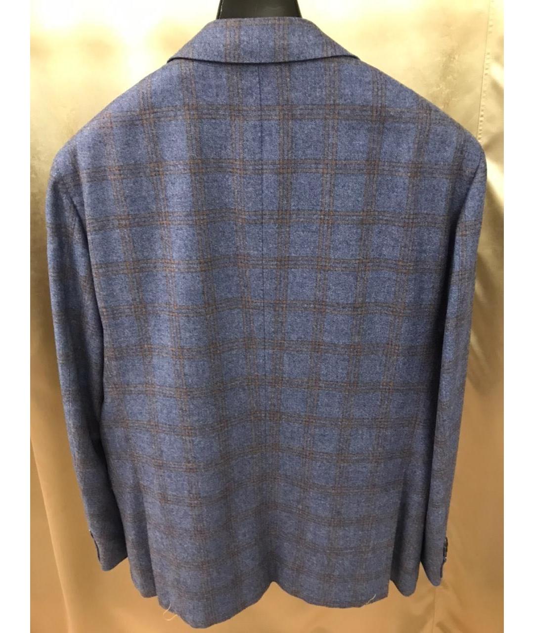 ZILLI Синий кашемировый пиджак, фото 2