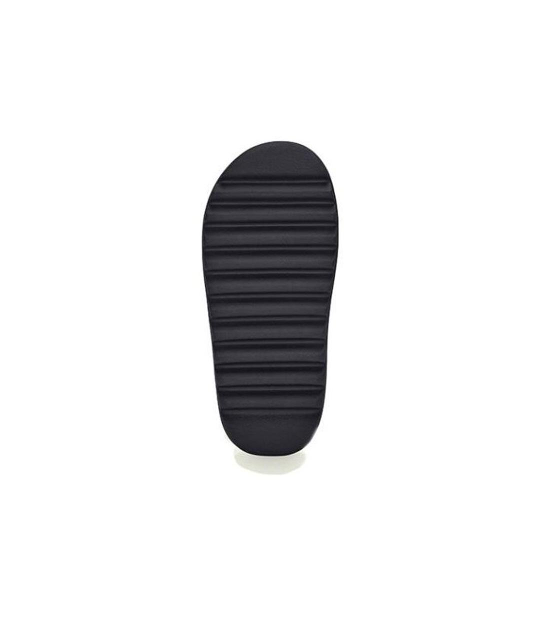 ADIDAS YEEZY Черные резиновые шлепанцы, фото 4