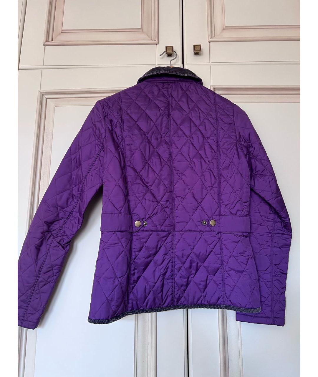 BARBOUR Фиолетовая полиэстеровая куртка, фото 2