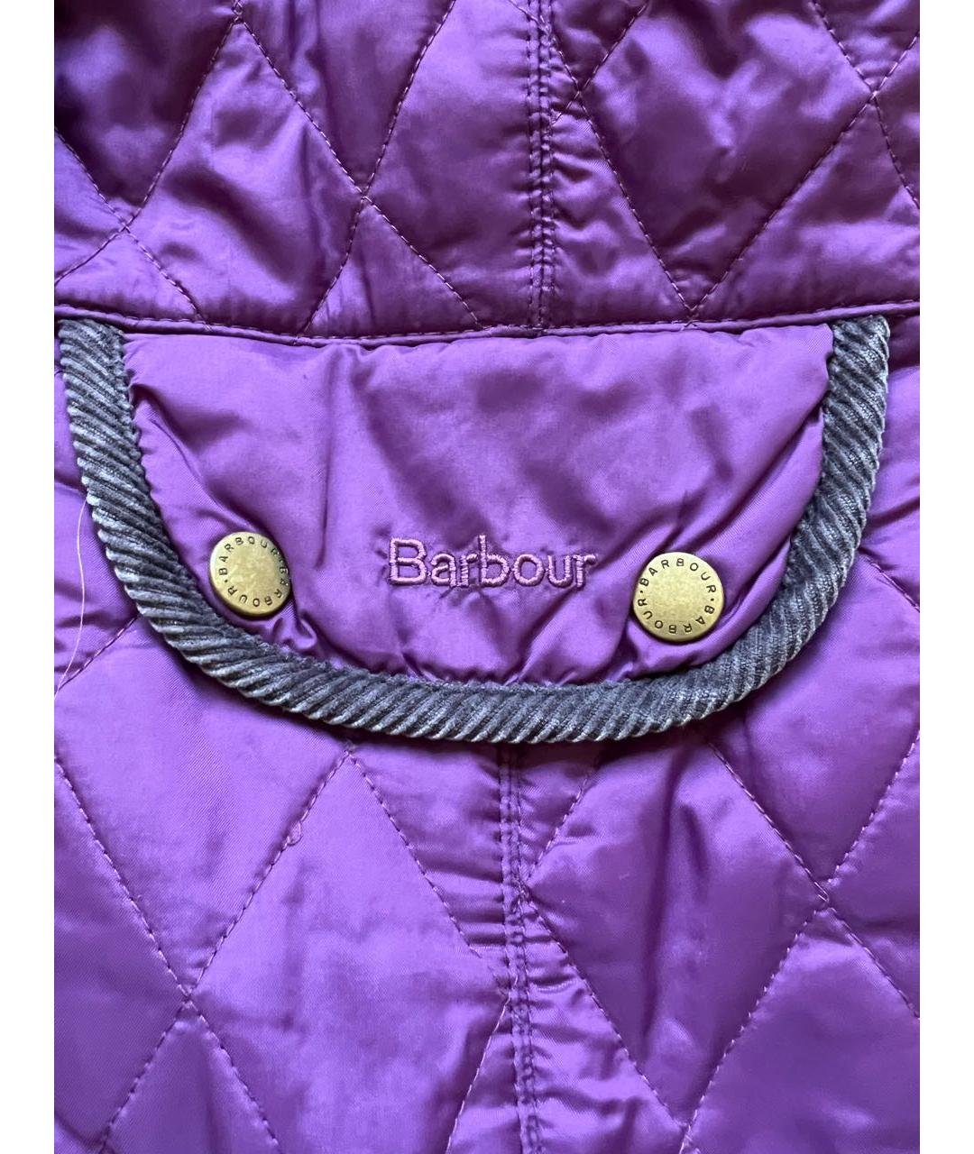 BARBOUR Фиолетовая полиэстеровая куртка, фото 3