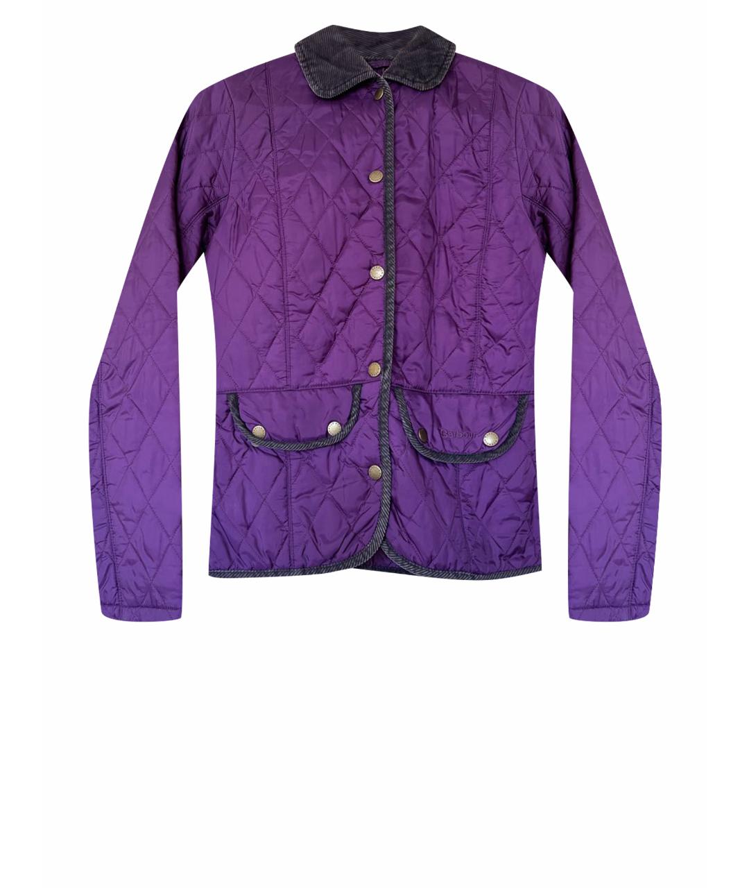 BARBOUR Фиолетовая полиэстеровая куртка, фото 1