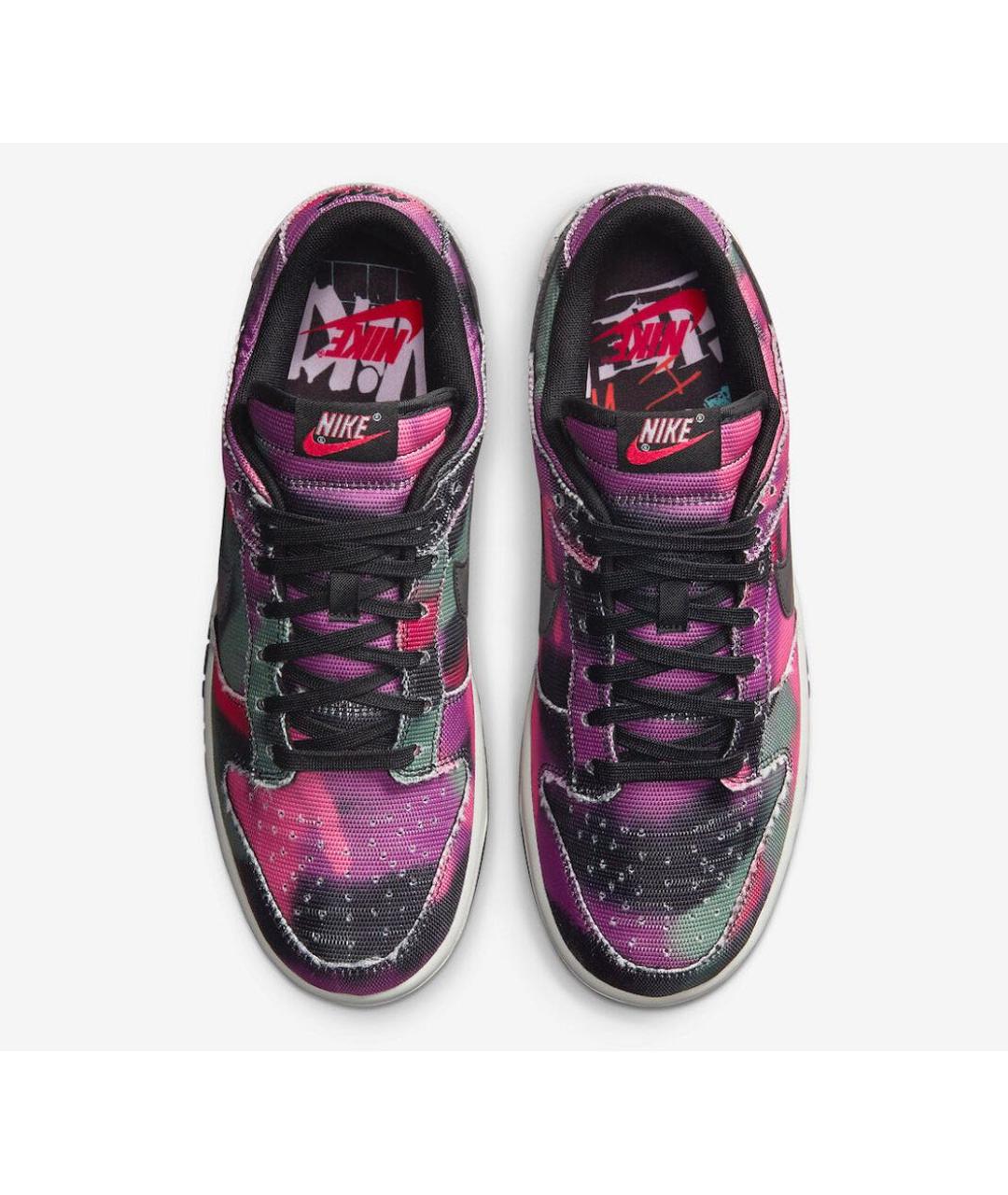 NIKE Мульти текстильные низкие кроссовки / кеды, фото 3