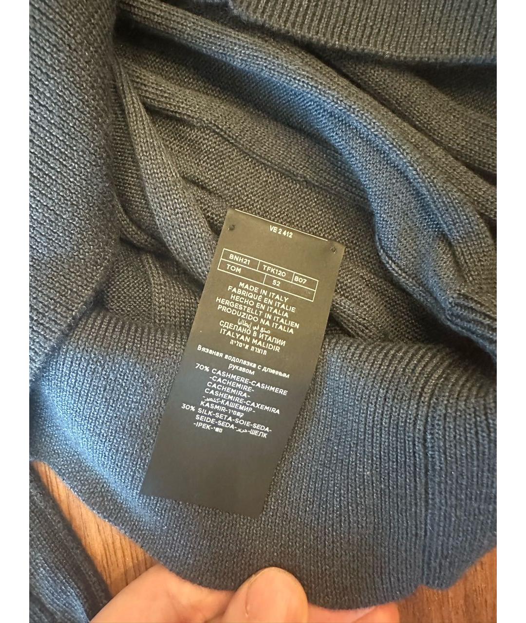 TOM FORD Антрацитовая кашемировая водолазка, фото 4