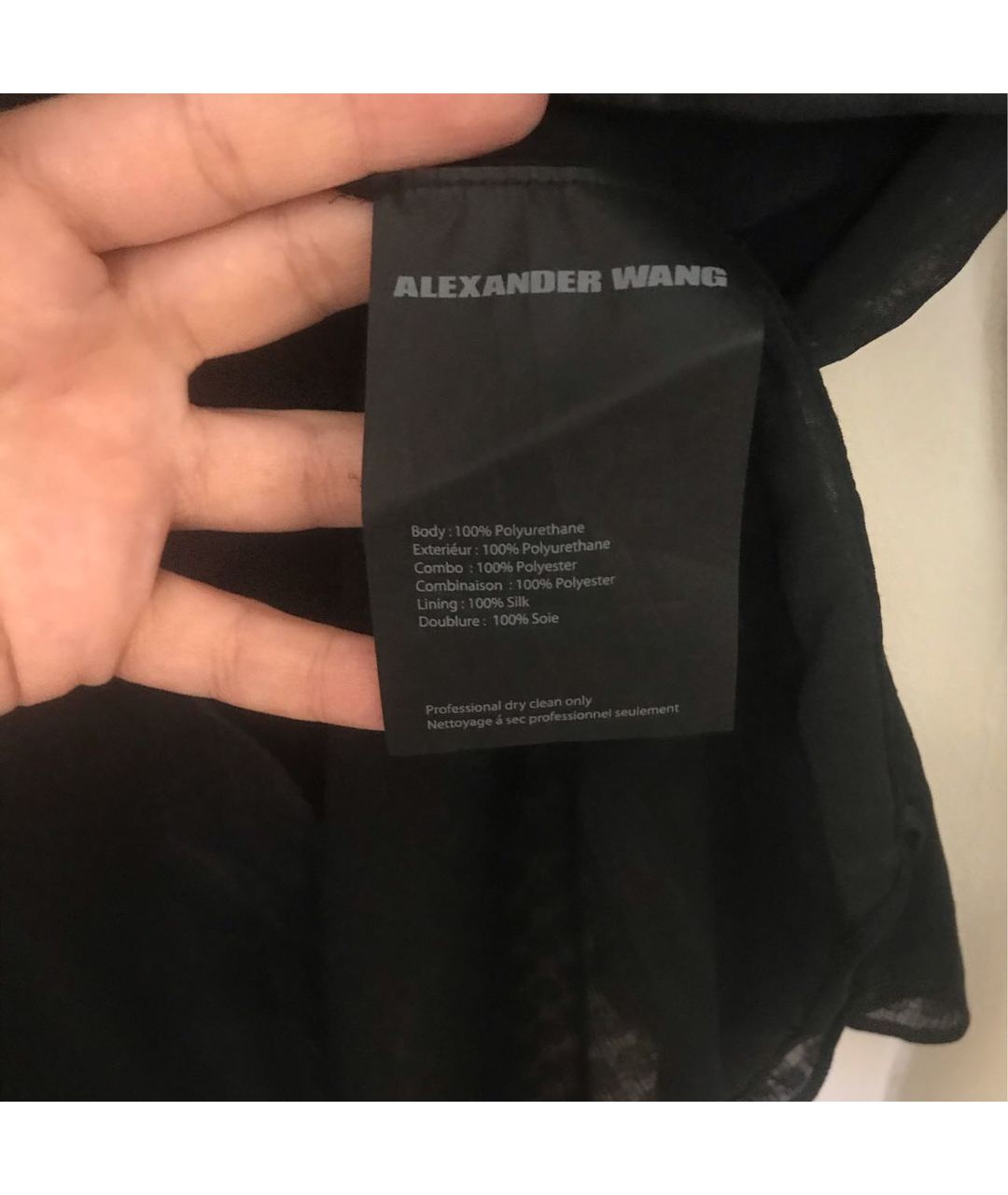 ALEXANDER WANG Черная шелковая рубашка, фото 7