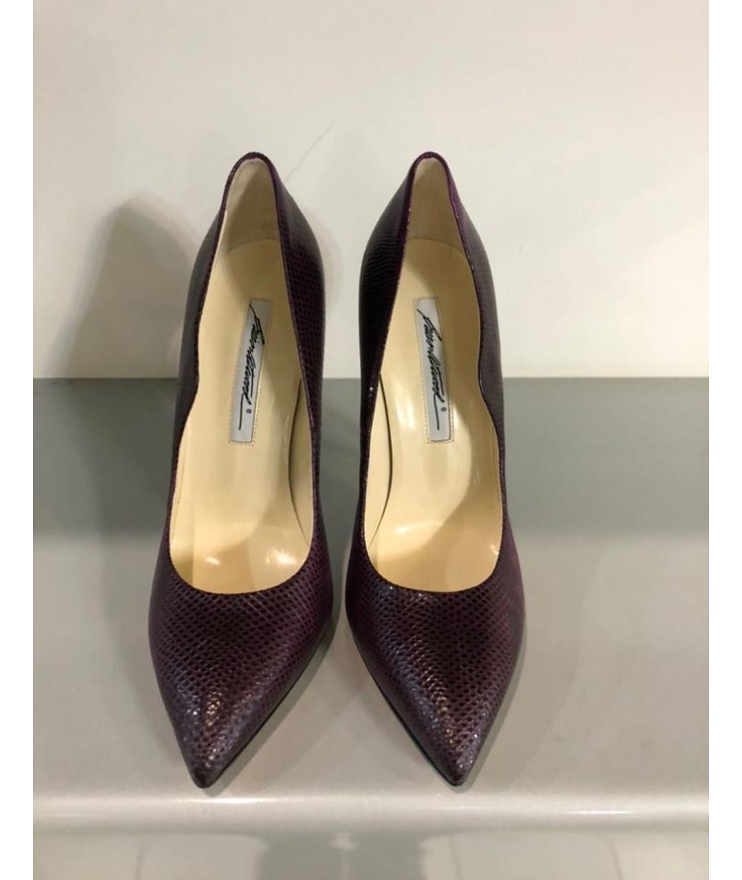 BRIAN ATWOOD Фиолетовые кожаные туфли, фото 2