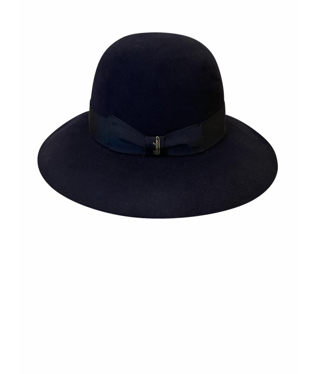 BORSALINO Темно-синяя шляпа, фото 1