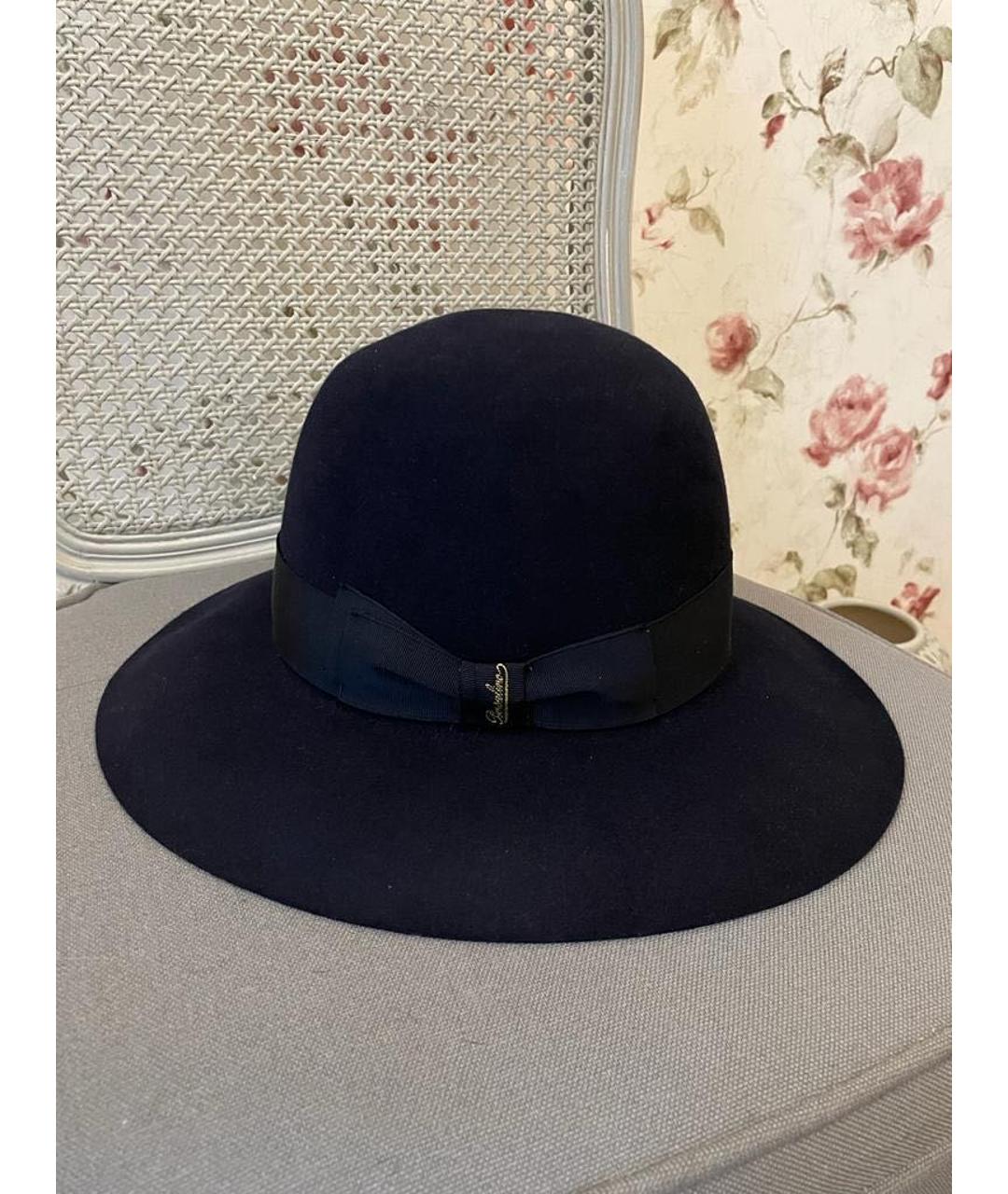 BORSALINO Темно-синяя шляпа, фото 9