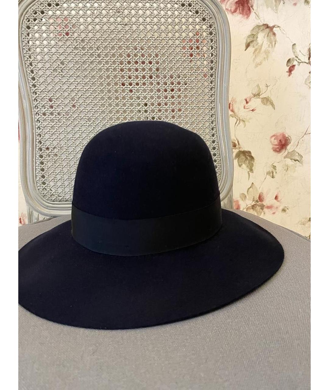 BORSALINO Темно-синяя шляпа, фото 2