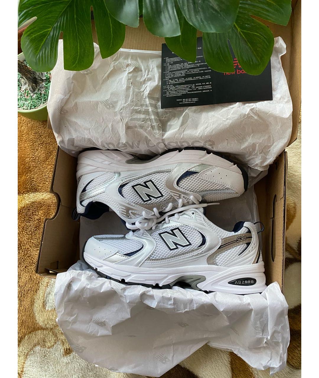 NEW BALANCE Белые кроссовки, фото 2