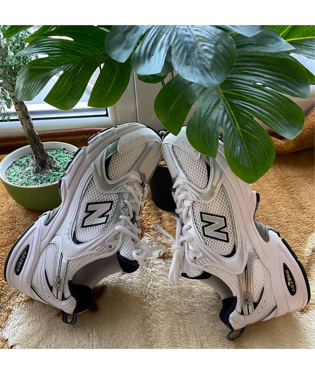 NEW BALANCE Белые кроссовки, фото 3
